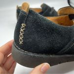 Clarks Artisan Black Suede Leather Slip On Comfort Shoes Womens 8 No Tie Loafer Photo 3