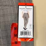 Hilary Radley Women’s Plaid Tummy Control Gray Black Cream Trouser Pants Photo 7