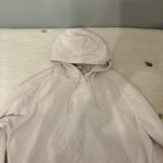 Nike Womens Crème Center Swoosh Hoodie Sweatshirt Large Photo 1