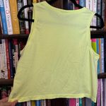 Lululemon  Breeze By Muscle Crop Tank Neon Yellow Euc Photo 4