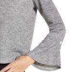 Leith  Imitation Pearl Detail Statement Sleeve Knit Top Size S Photo 1