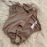 ZARA Satin Lace Bodysuit in Beige size S brand new see all photos Photo 7