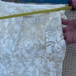 Tularosa WOMENS OFF WHITE MEDIUM Lace Trousers with Floral Design Photo 6