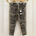 ZARA NWT  Camouflage Ankle Crop Skinny Jeans Mid Rise 6 Photo 3