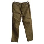 Pact  Olive Green Cotton Drawstring Casual Pants Women's Size Medium Photo 2