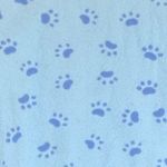 Puppy Dog Paw Print Fleece Pajama Top Size M Photo 4