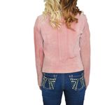 wilson's leather Vintage  Pink Leather Jacket Pink Suede Small Glam Photo 3