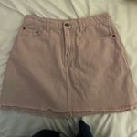 Sadie and Sage Blush Pink Jean Skirt  Photo 3