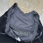 Coldwater Creek NWT  Women’s Black Velvet Lace Cami Tank Top Bra Liner Goth 1X Photo 8