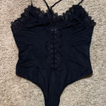 ASTR  Elegant Black Lace Blouse Photo 0