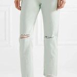 J Brand Spearmint Destruction Wynne High-Rise Straight Crop Jeans Photo 1