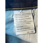 Kancan Size 13/30 High Rise Cuffed Ankle Skinny Distressed Dark Wash Denim Jeans Blue Photo 4