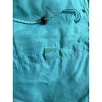 Eddie Bauer VINTAGE Womens Large Lightweight Coat Jacket Green Hooded Chore FLAW Photo 7