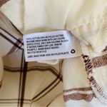 Universal Threads Universal Thread Cute Cream & Brown Plaid Flannel Dress/Shacket with Pockets | M Photo 7