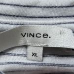 Vince  Striped White Crop T-shirt XL Extra Large‎ Soft Cotton Blend Casual Photo 5