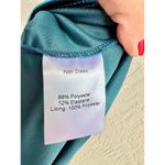 AQ/AQ NWT Strappy Sleeveless Deep V Neck Nori Midi Dress Colorblock Women's US 4 Photo 5