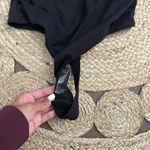 Free People  Black Puff Sleeve Bodysuit Photo 2