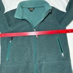LL Bean Women's Polartec Fleece Jacket Green Zipper Front Size Large Outdoor Photo 3