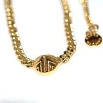 Vince Camuto  Spike  Gold Tone Link Chain Statement Chic Bib Necklace Photo 1