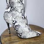 Steve Madden  Snakeskin Print Thigh High Boot Size 7 Over-The-Knee Stretch Boots Photo 1