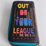 Nicole Lee New Nikki by Colorful Double Zip Wallet OUT OF YOUR LEAGUE Photo 2
