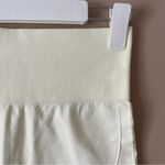 Pale Yellow High Waisted Athletic Biker Shorts Sz S Photo 1