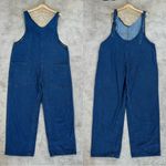Women’s Denim Open Back Pull On Overall Sleeveless Cotton Blend in Cody Blue XXL Photo 2