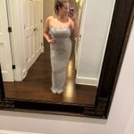 Lucy in the Sky Metallic Corset Maxi dress Photo 4