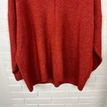 Vince Camuto Pumpkin Spice Soft Knit Seam Front V Neck Sweater Size 1X Photo 2