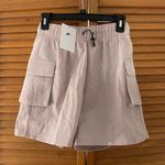 Nike Sportswear Essentials Purple Loose Fit High Rise Wooven Shorts Sz XS NWT Photo 0