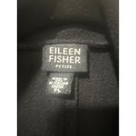 Eileen Fisher Petite Black Shawl Collar Cardigan Jacket 100% Wool Made in USA L Photo 2