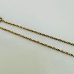 Vintage Christian Dior Gold Rhinestone Pendant Necklace Germany CD Logo Photo 8