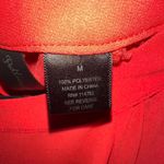 Petticoat Alley  Womens Red Round Neck 3/4 Sleeves Pullover Open Blouse Size M Photo 5