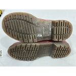 Womans Drip Drop 38 (7.5) Red Rubber Lace Up Ankle Rain Boots Photo 6