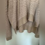 POL  oversized teddy texture tan hoodie size M 65% cotton Photo 5