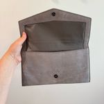Cole Haan  Grey Suede Envelope Clutch Bag Photo 3