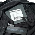 Norma Kamali Spat Leggings, Black Foil, Small Photo 9