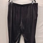 Joan Rivers Joan Rivers Velvet Pull On Pants Gray 1XP Photo 3