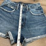 Abercrombie & Fitch  Natural High Rise Jean Shorts‎ Size 26 Photo 5