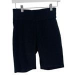 Almost Famous  Stretchy Jegging Biker Shorts Black Womens Small Photo 0