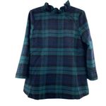 Tuckernuck Blackwatch Plaid Faye
Top Ruffle Collar Blouse NEW Photo 7
