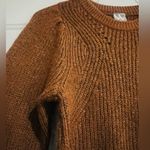 Worthington  Tortoise Brown Crew Neck Ribbed Knit Sweater. Size XSmall Photo 7