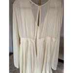 The Clothing Company Coquette Mini Dress Cream Lace Trim Long Sleeve
L Photo 3