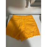 Primark NEW High waisted orange shorts‎ size 2 Photo 3