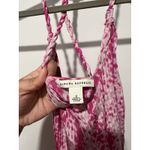 Banana Republic ✨ 100% Silk Sundress Braided Straps Racerback Sz 0 Pink Tie Dye Photo 2