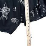 Soft Surroundings Tunic Top PL Black Pagoda Lantern Asymmetric Blouse Lagenlook Photo 6