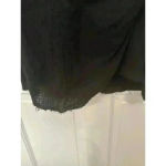 Princess Polly  Black Linen Wrap‎ Dress size 6 EUC Photo 2