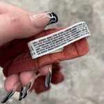 Free People Coral Rust Orange Galloon Lace Plunge V Neck Halter Dainty Bralette Photo 11