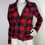 Hudson Jeans Hudson Cynic Moto Jacket Tundra Plaid Photo 12