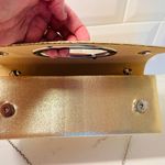 Kendall & James NWT Gold Shimmer Clutch Crossbody Party Small HandBag Photo 1